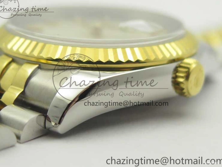 YG Stick Silver Bracelet on SS 126233 Markers ARF Jubilee Dial SS DateJust Best Edition 36 YG 1:1 SH3135 0505